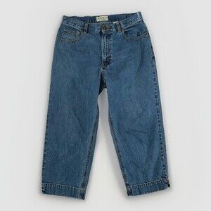 Vintage Eddie Bauer Women’s Size 12 Capri Jeans Denim Retro 100% Cotton